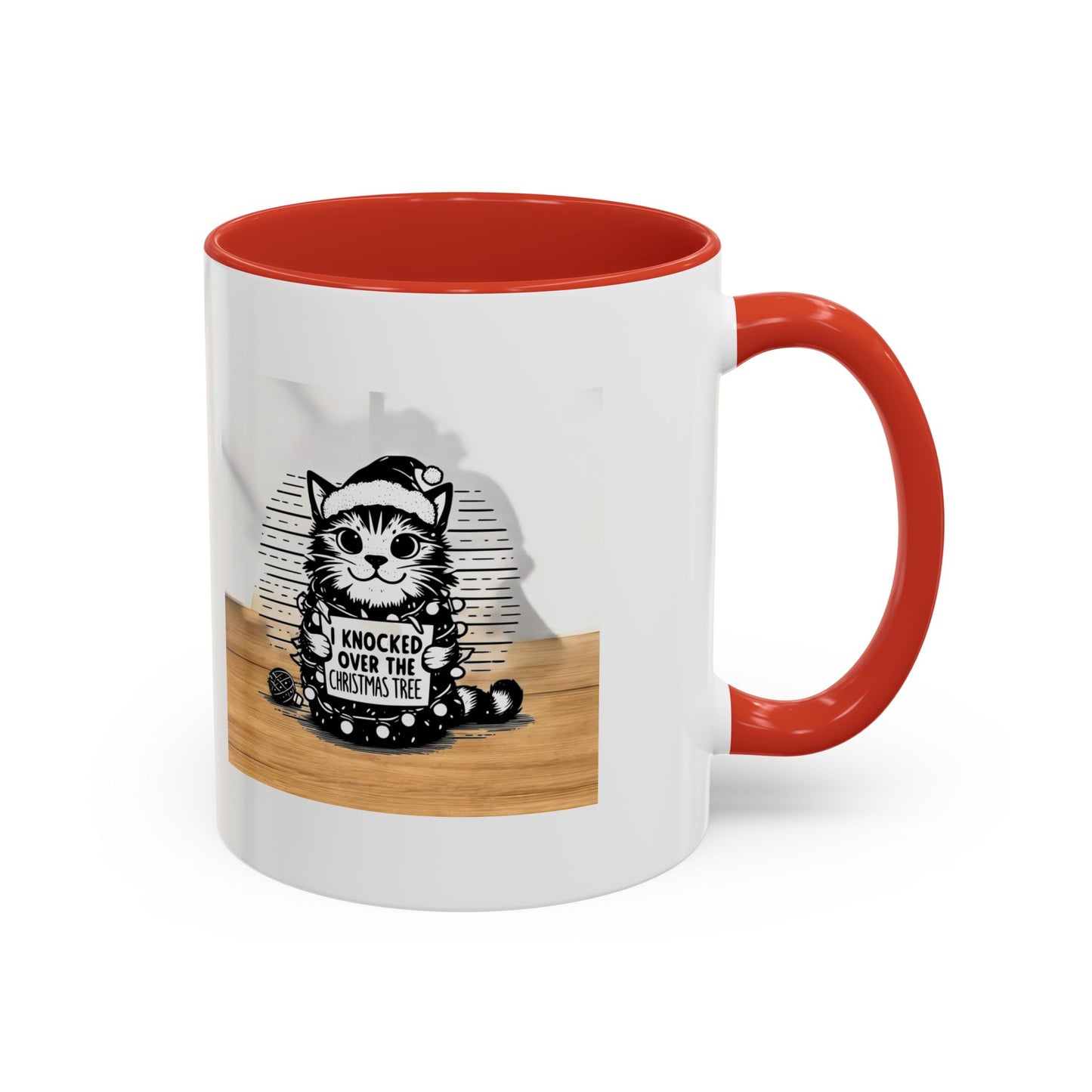 Naughty Cat 2-Tone Coffee Mug