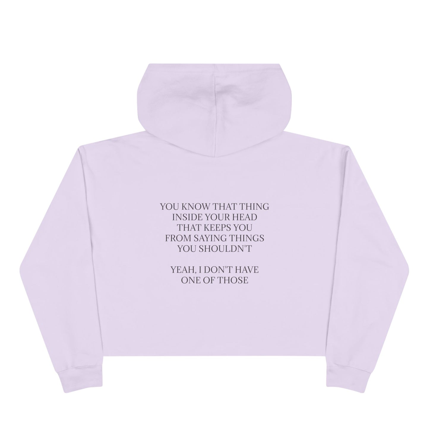 No Filter Women's Crop Hoodie