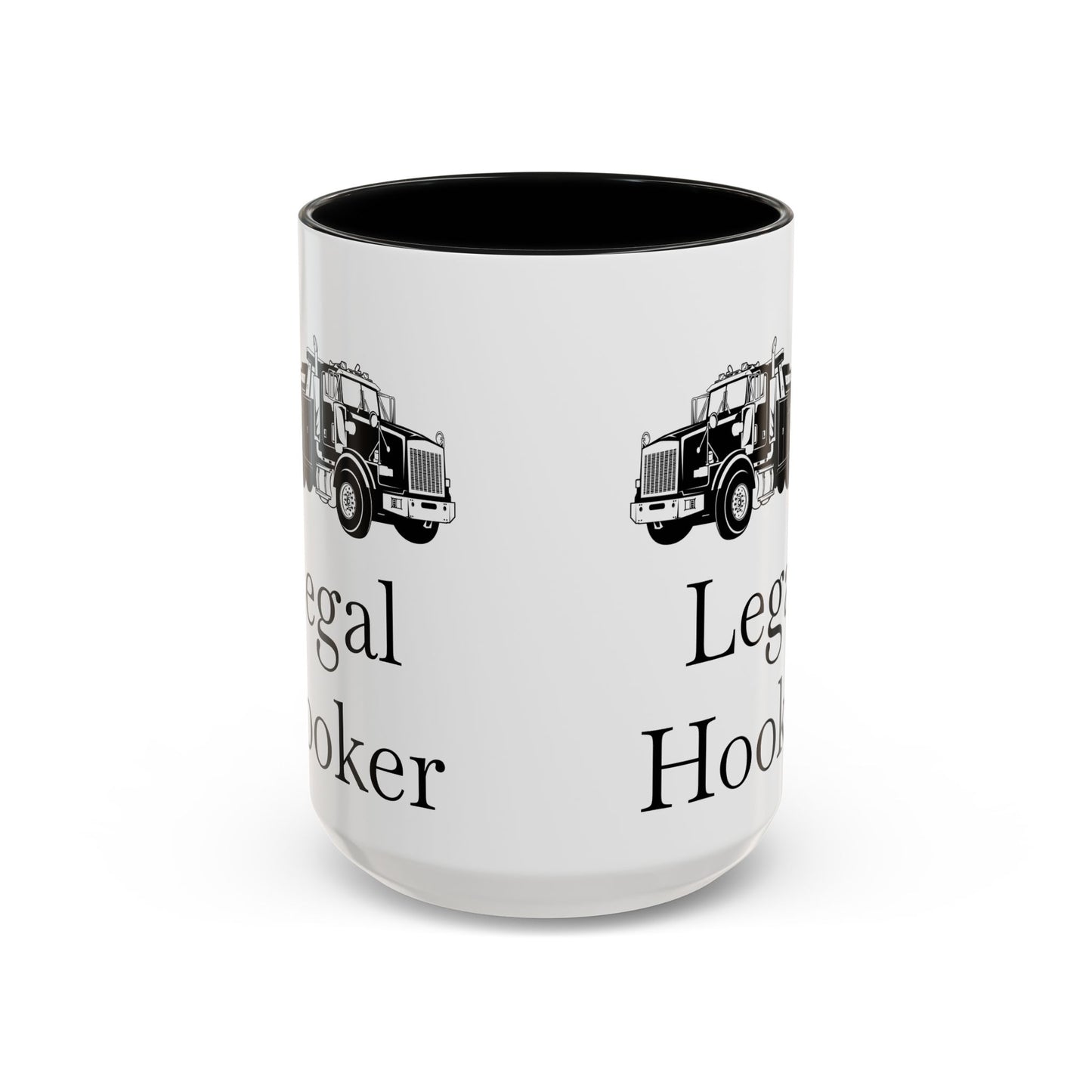 Legal H**ker Heavy Tow Truck 2-Tone Coffee Mug