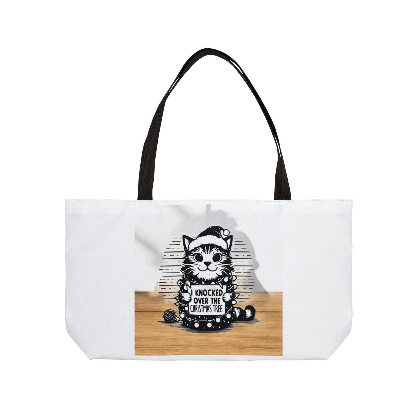 Naughty Cat Weekender Tote Bag