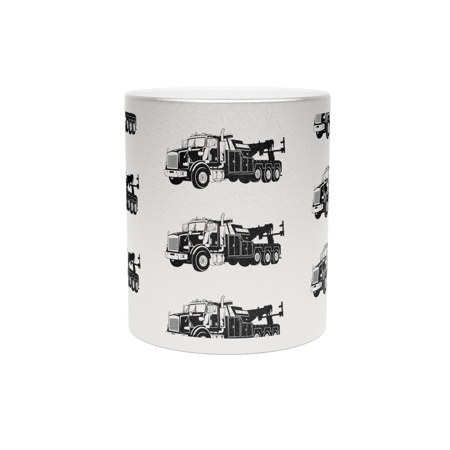 Heavy Tow Truck Metallic Coffee Mug