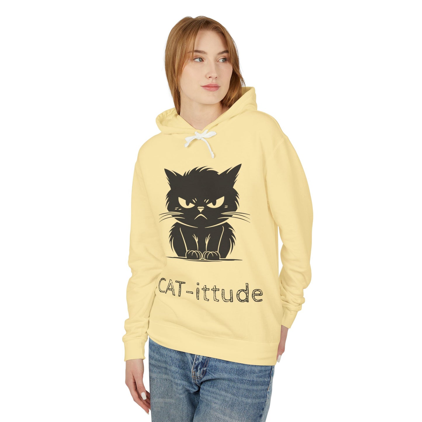 CAT-ittude Unisex Lightweight Hoodie