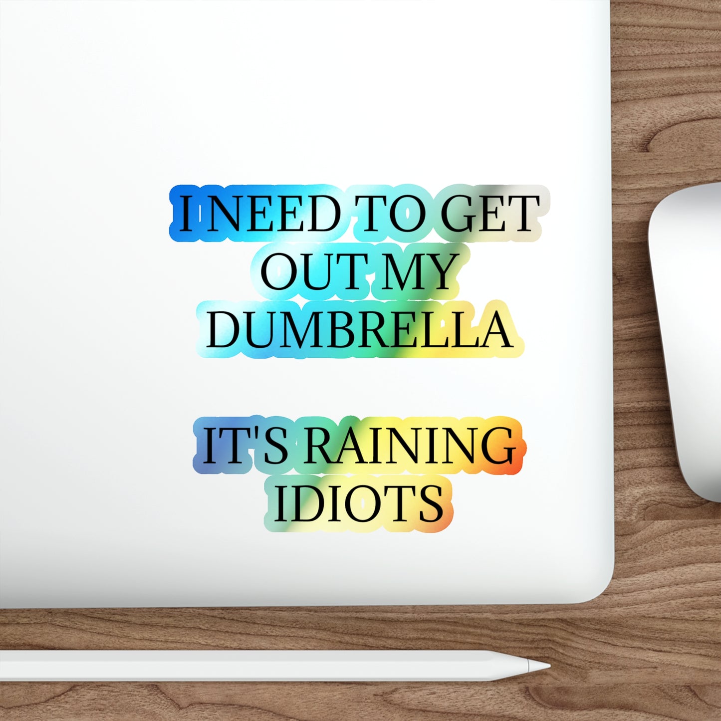 Dumbrella Holographic Sticker
