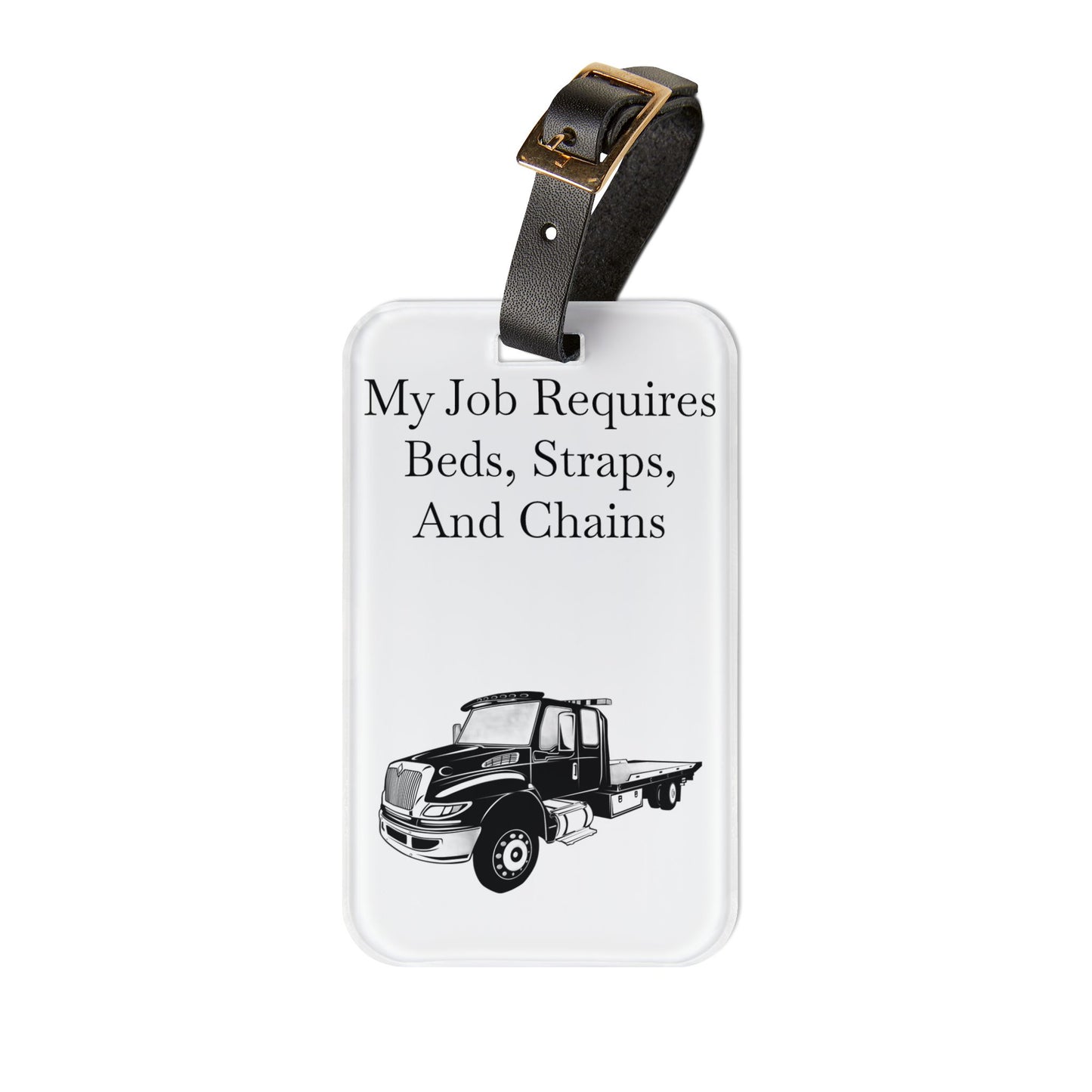 Beds, Straps, And Chains Leather Strap Luggage Tag