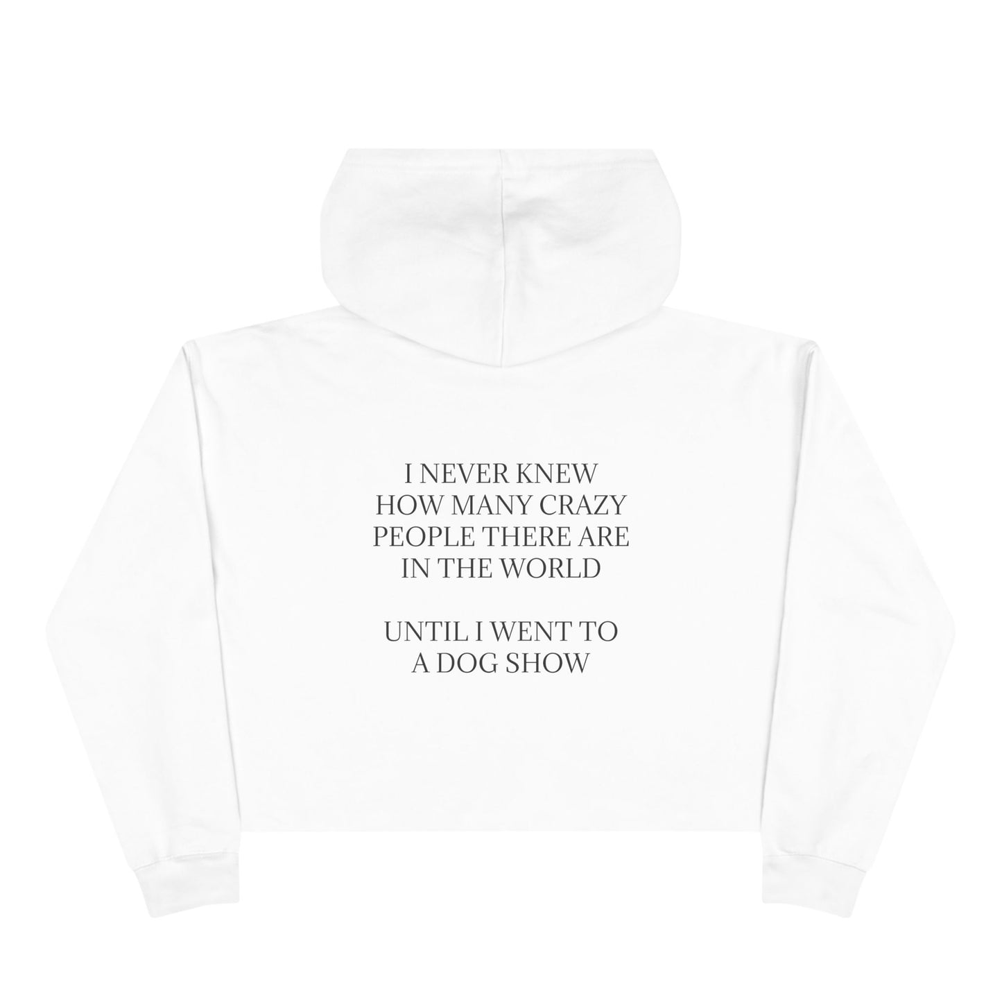 Never Knew Women's Crop Hoodie