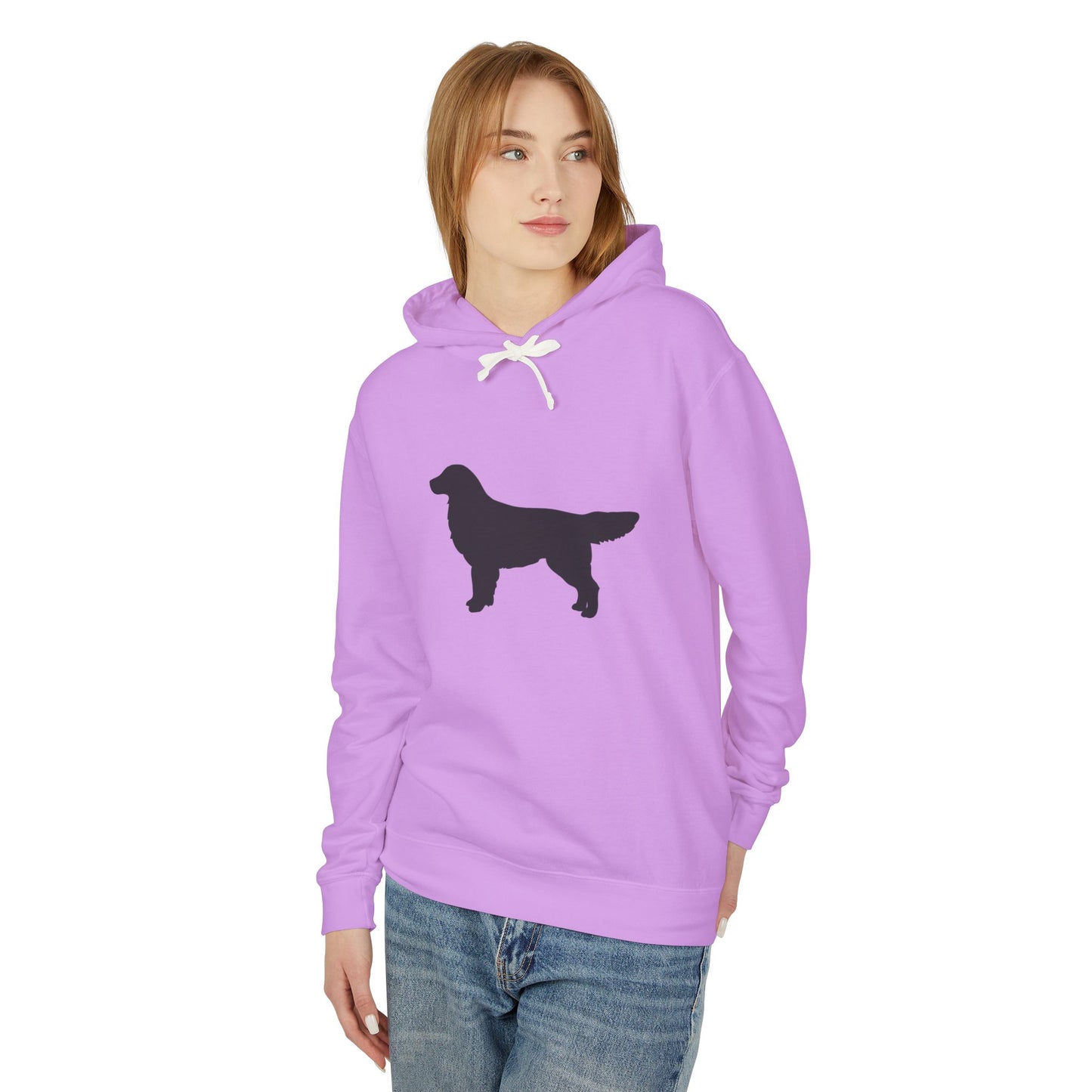 Golden Silhouette Unisex Lightweight Hoodie