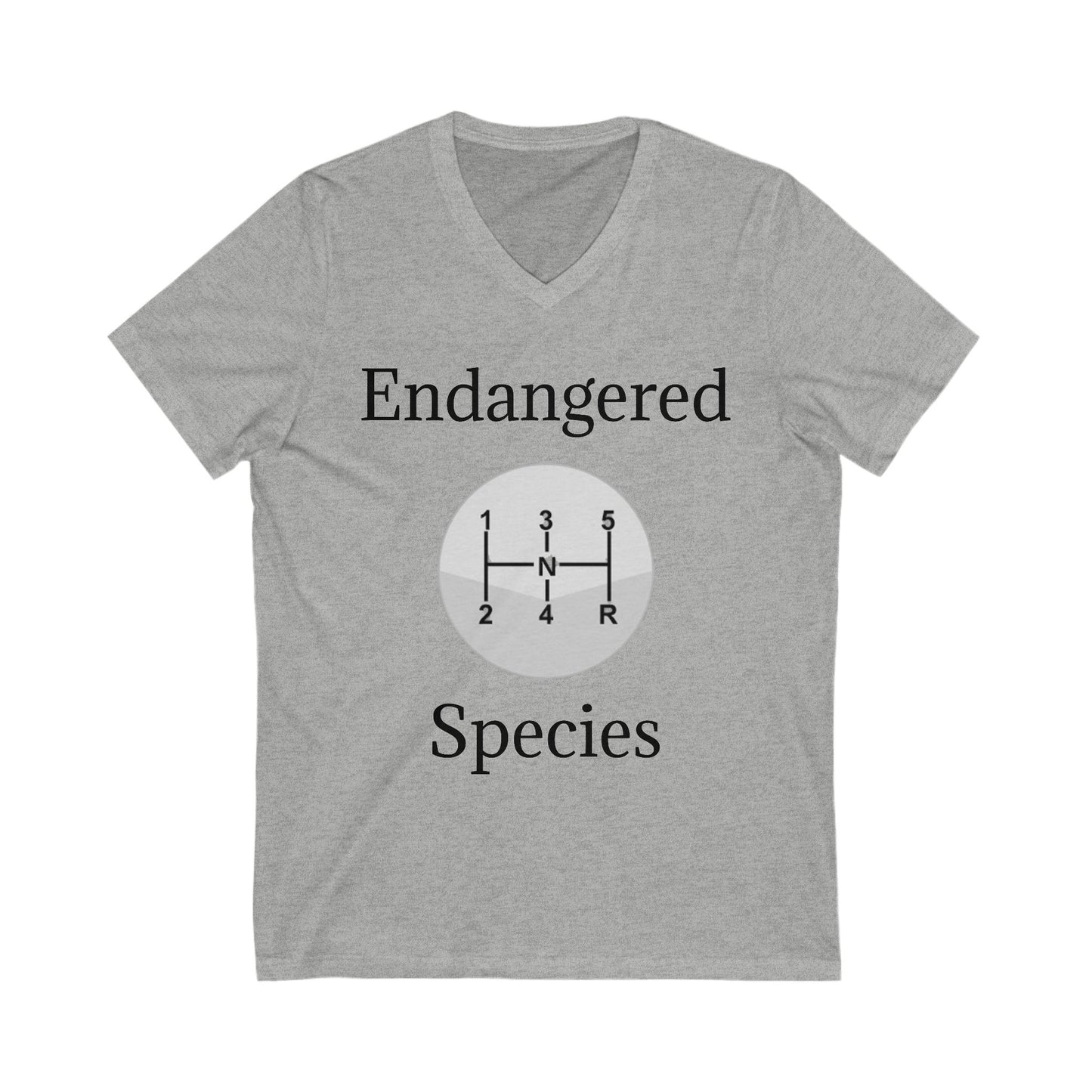 Endangered Species Unisex Short Sleeve V-Neck Tee
