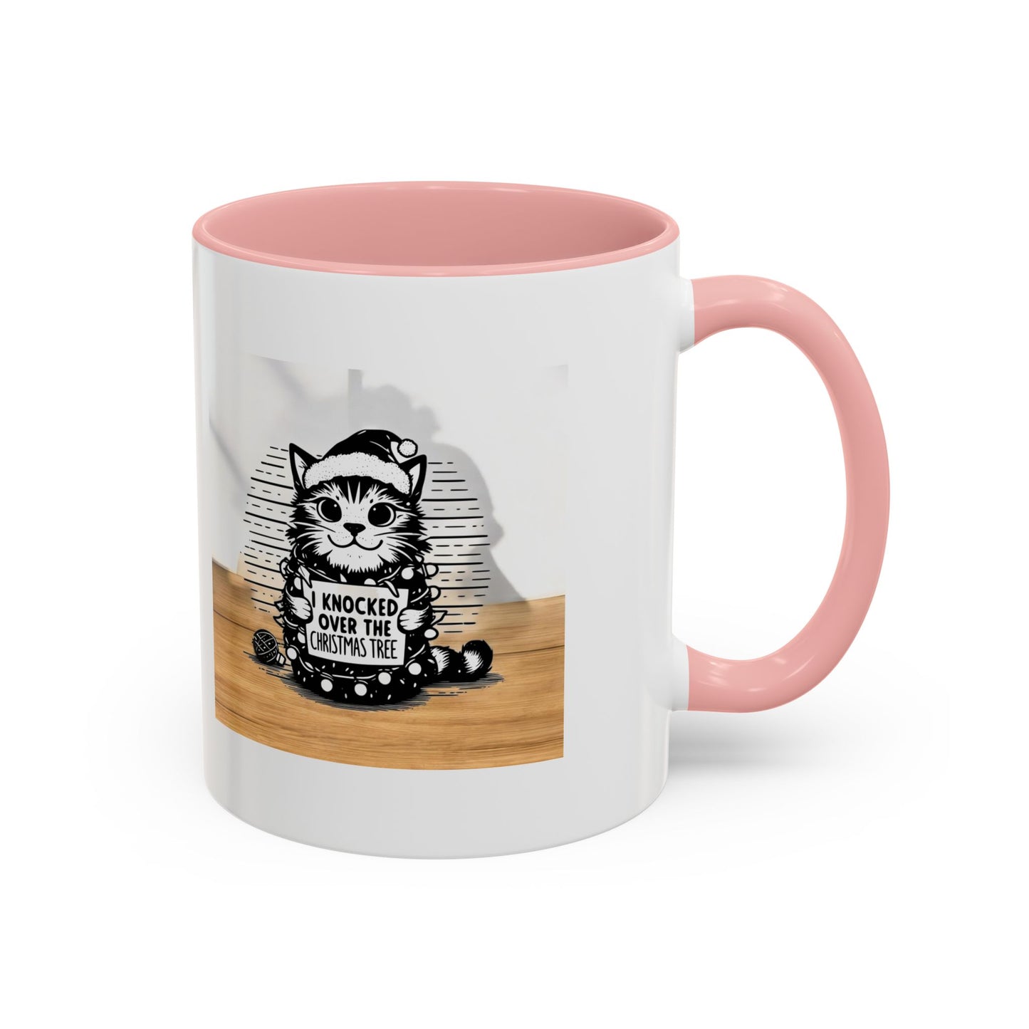Naughty Cat 2-Tone Coffee Mug