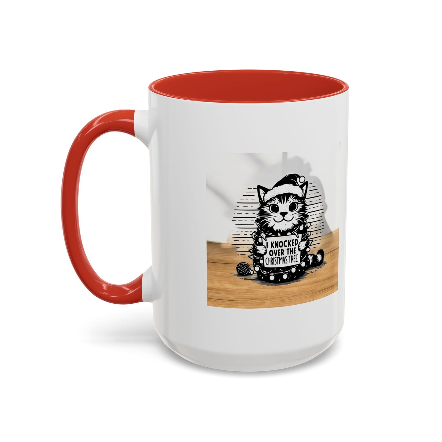 Naughty Cat 2-Tone Coffee Mug