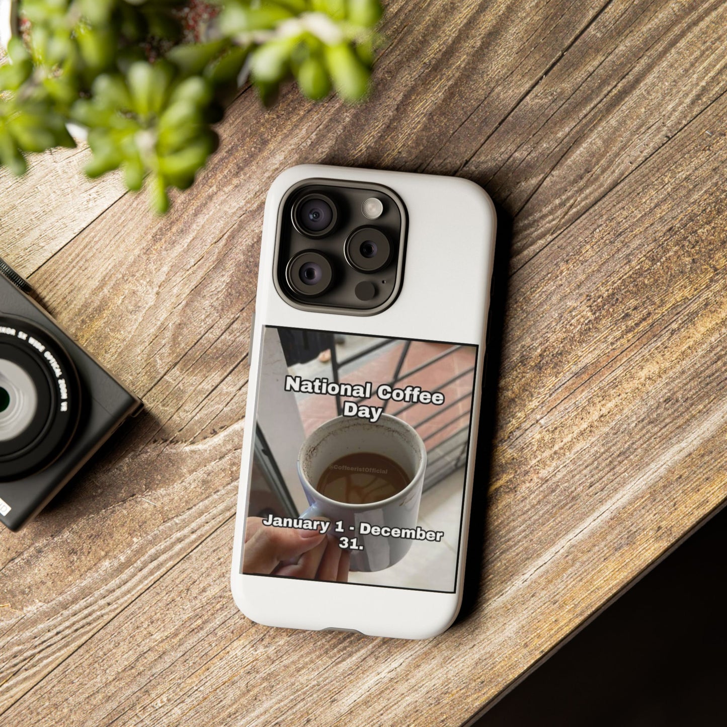 National Coffee Day iPhone Case