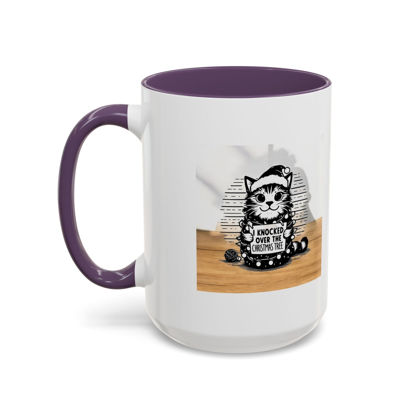 Naughty Cat 2-Tone Coffee Mug