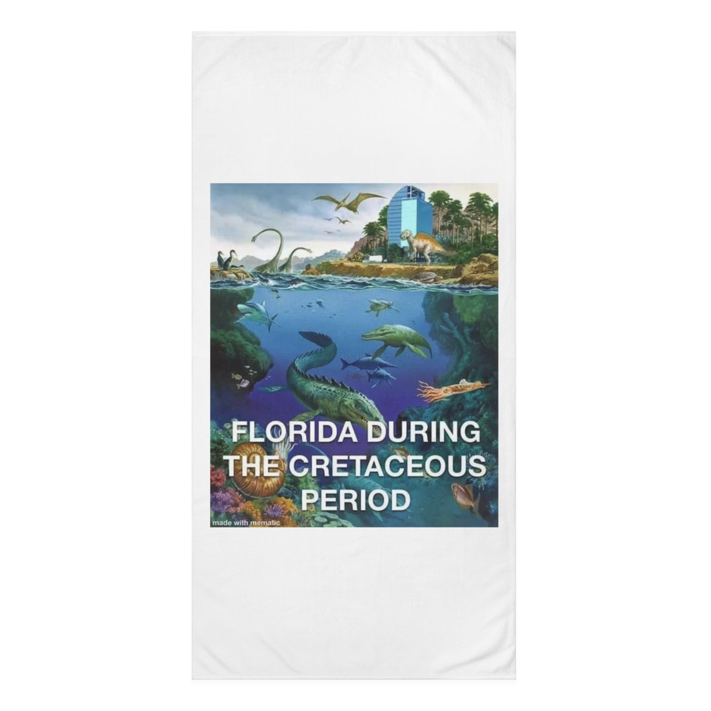 I-4 Eyesore Mink-Cotton Beach Towel
