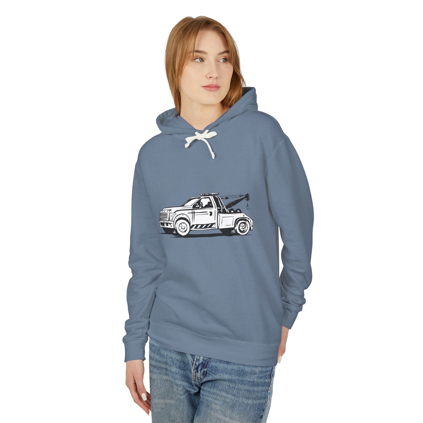Wheel Lift Tow Truck Unisex Lightweight Hoodie