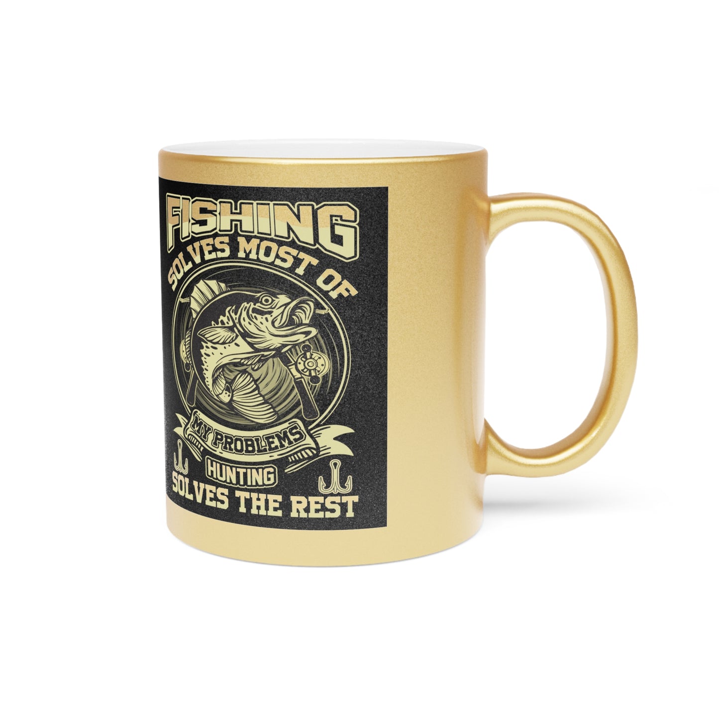 Problem Solving Metallic Coffee Mug