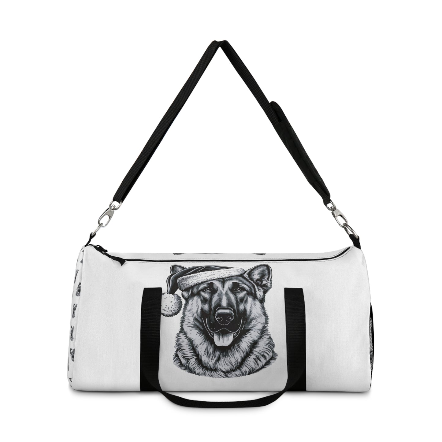 Santa Paws German Shepherd Duffel Bag