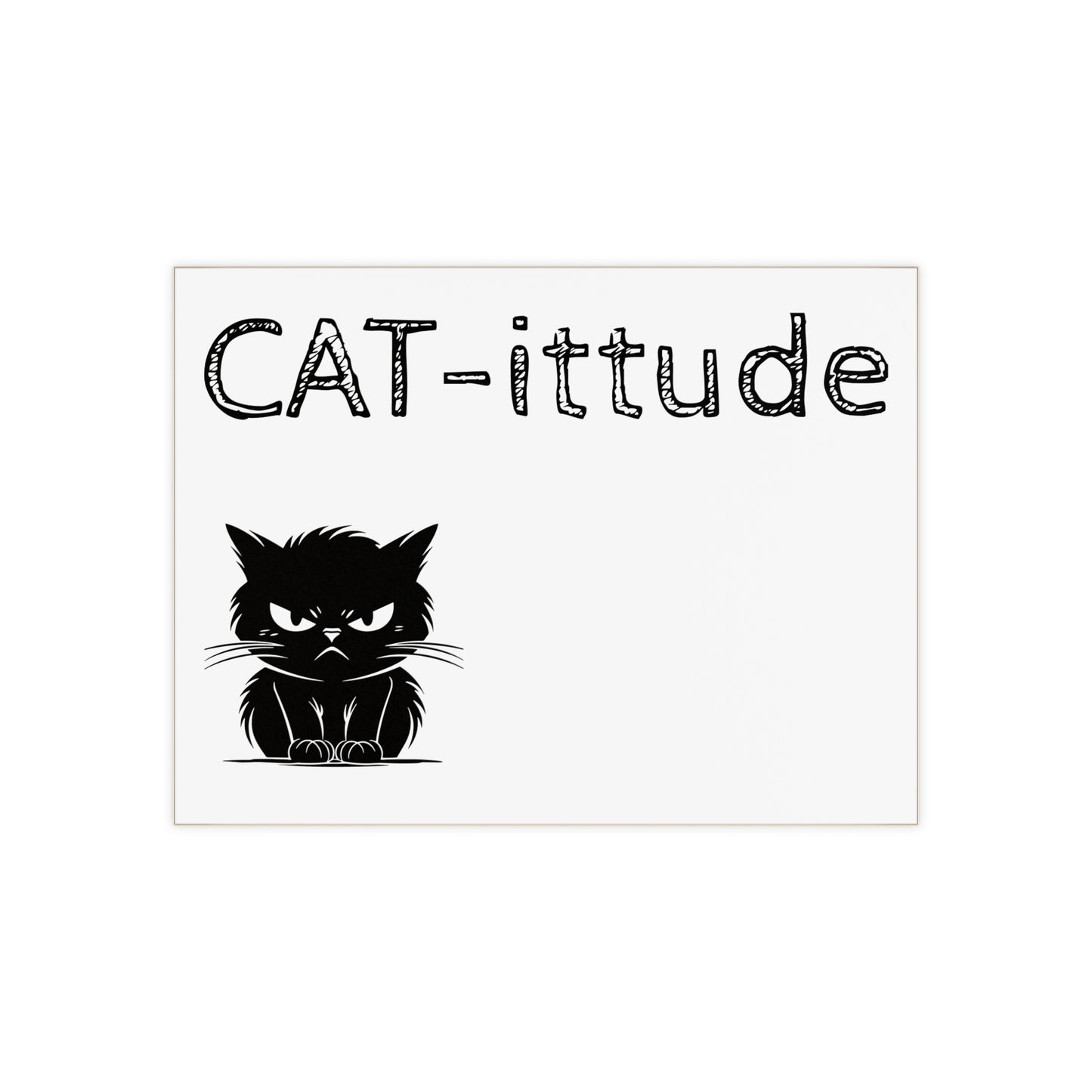 CAT-ittude Ceramic Photo Tile