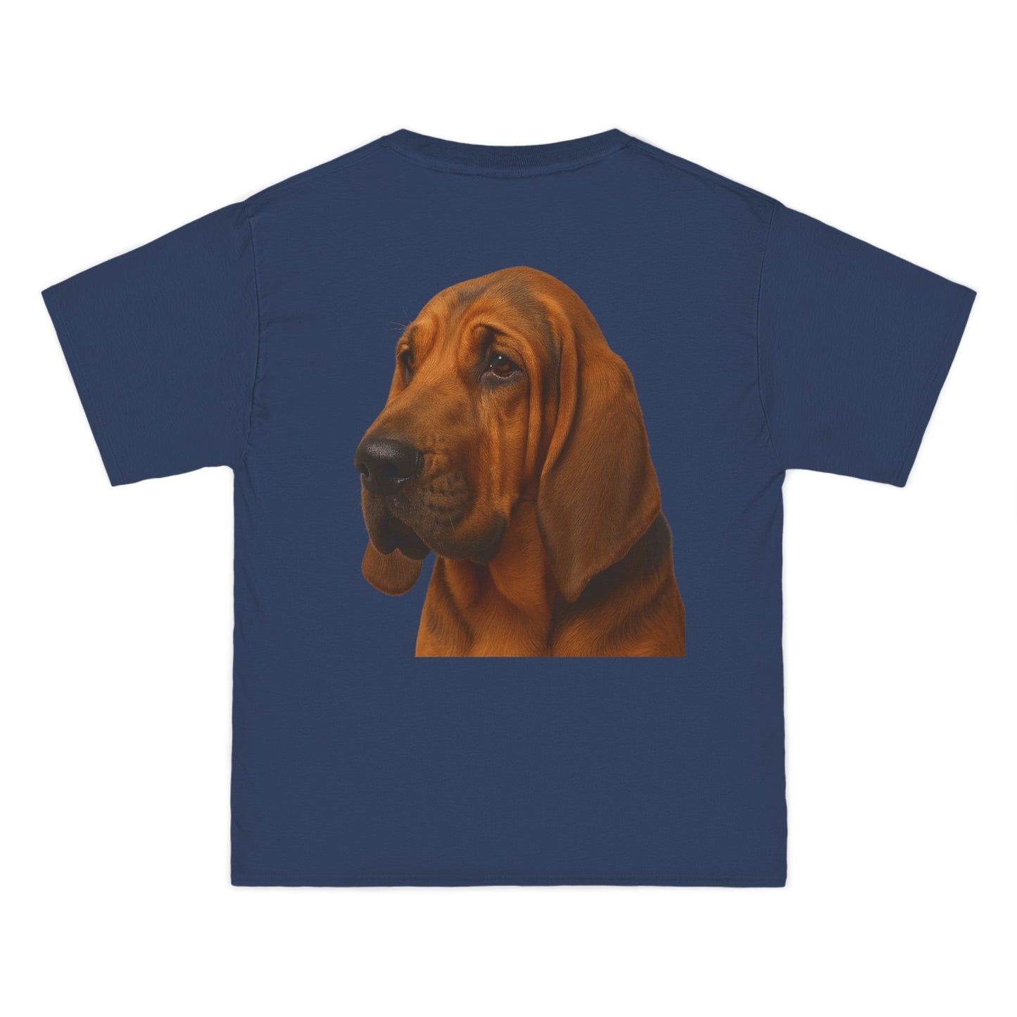 Bloodhound Head Men's Short-Sleeve Crewneck Tee