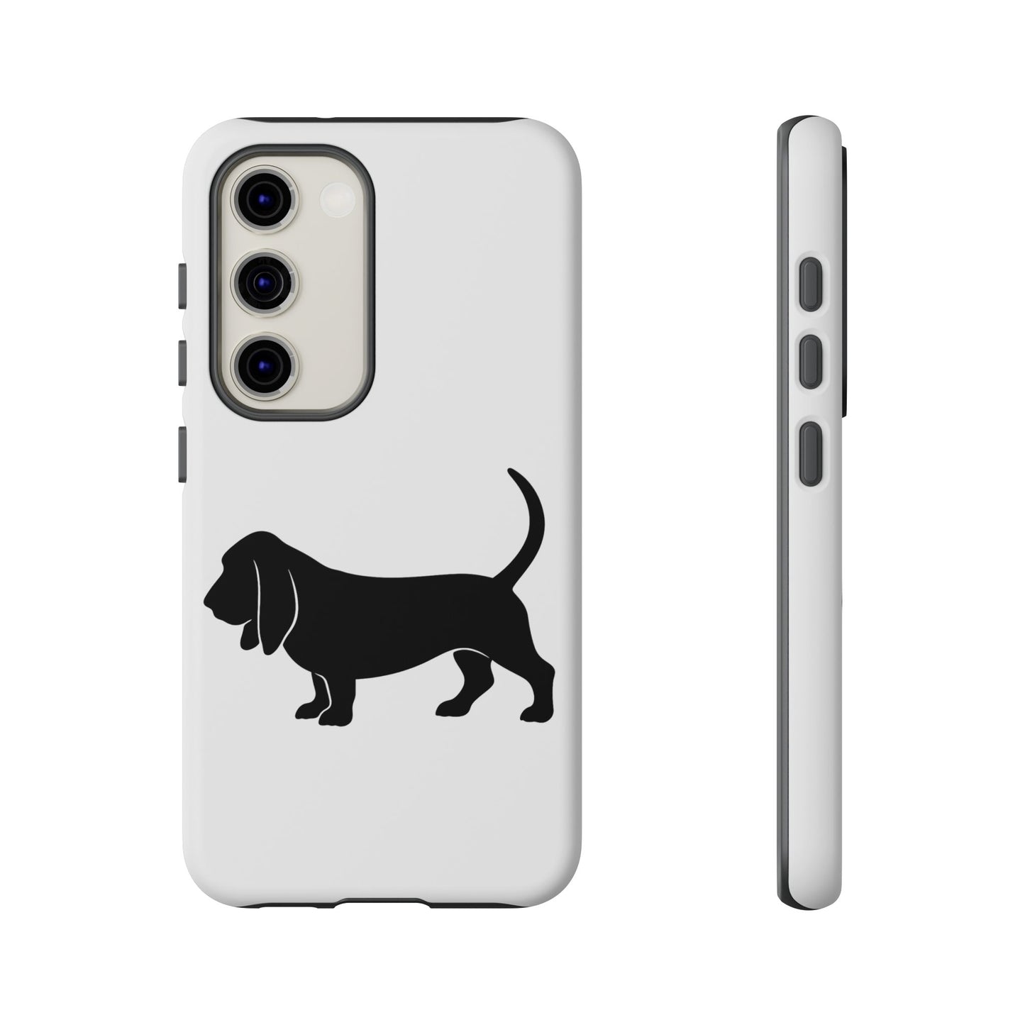 Basset Hound Silhouette Samsung Case
