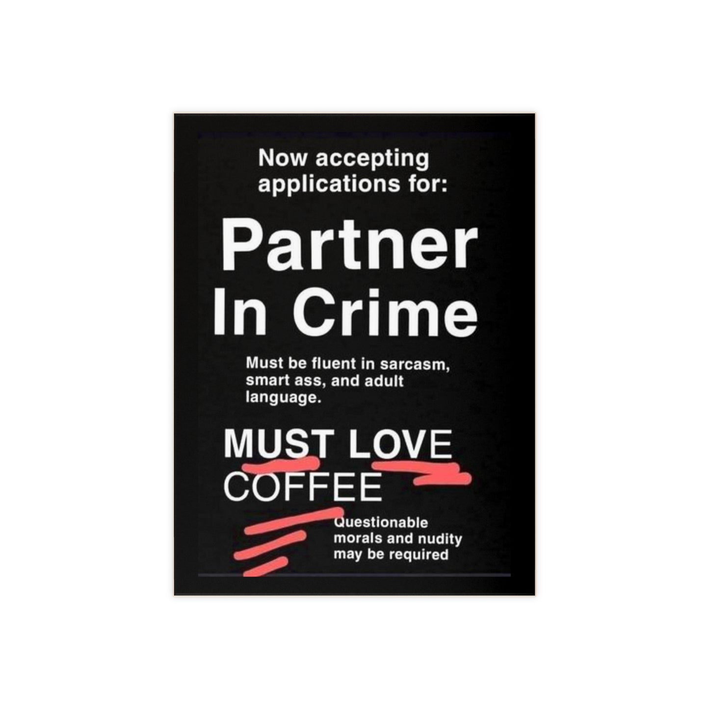 Partner In Crime Ceramic Photo Tile
