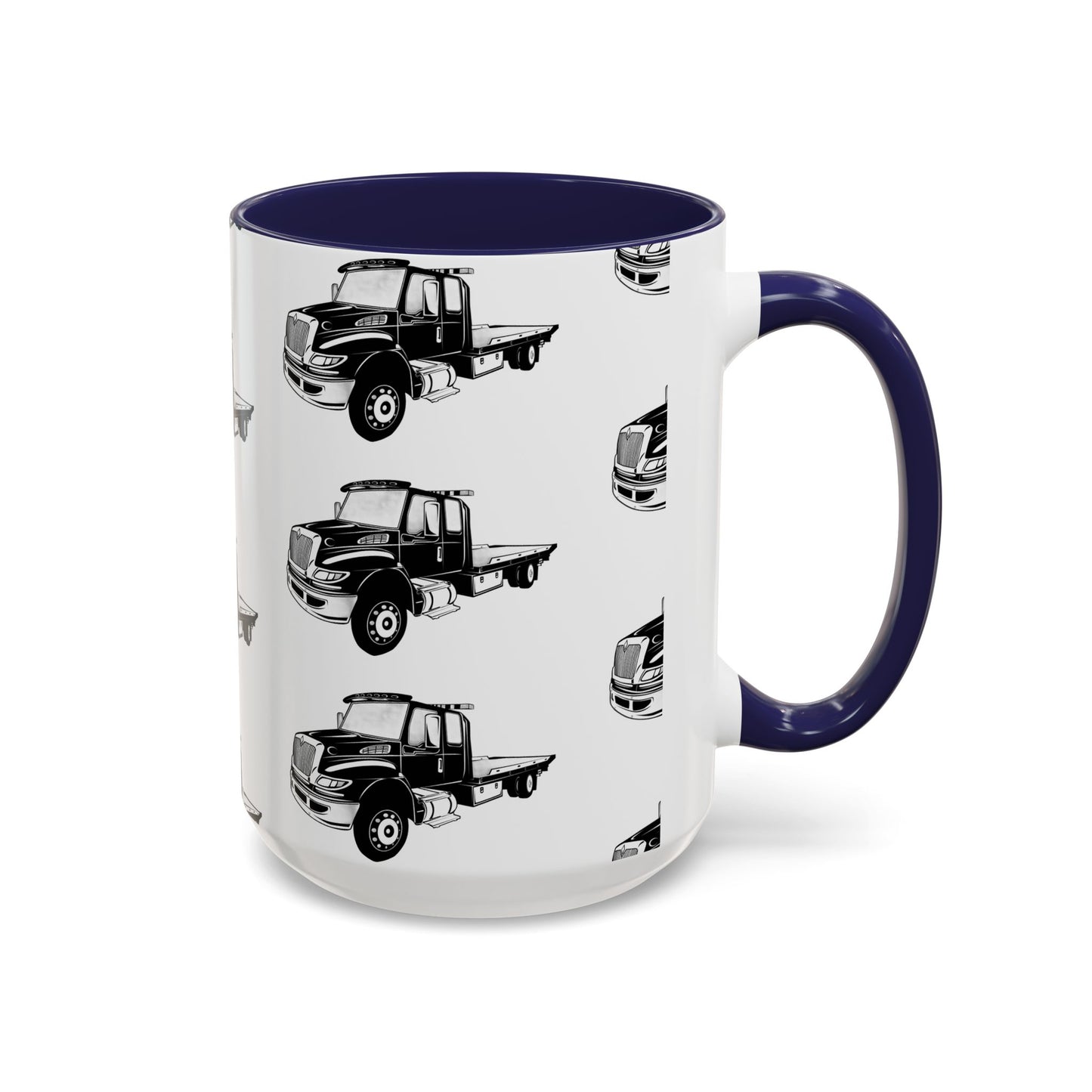 Flatbed Tow Truck 2-Tone Coffee Mug
