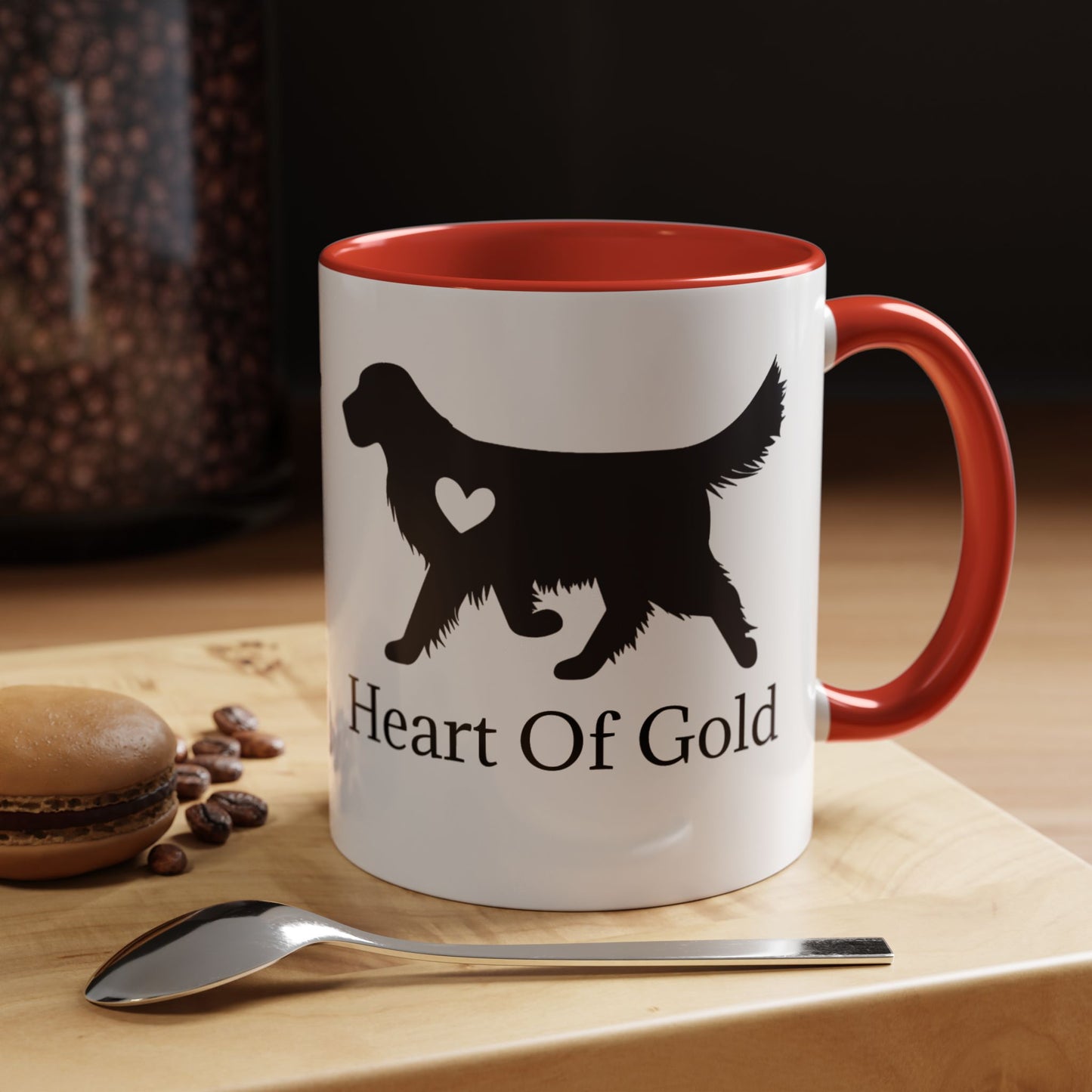 Heart Of Gold 2-Tone Coffee Mug