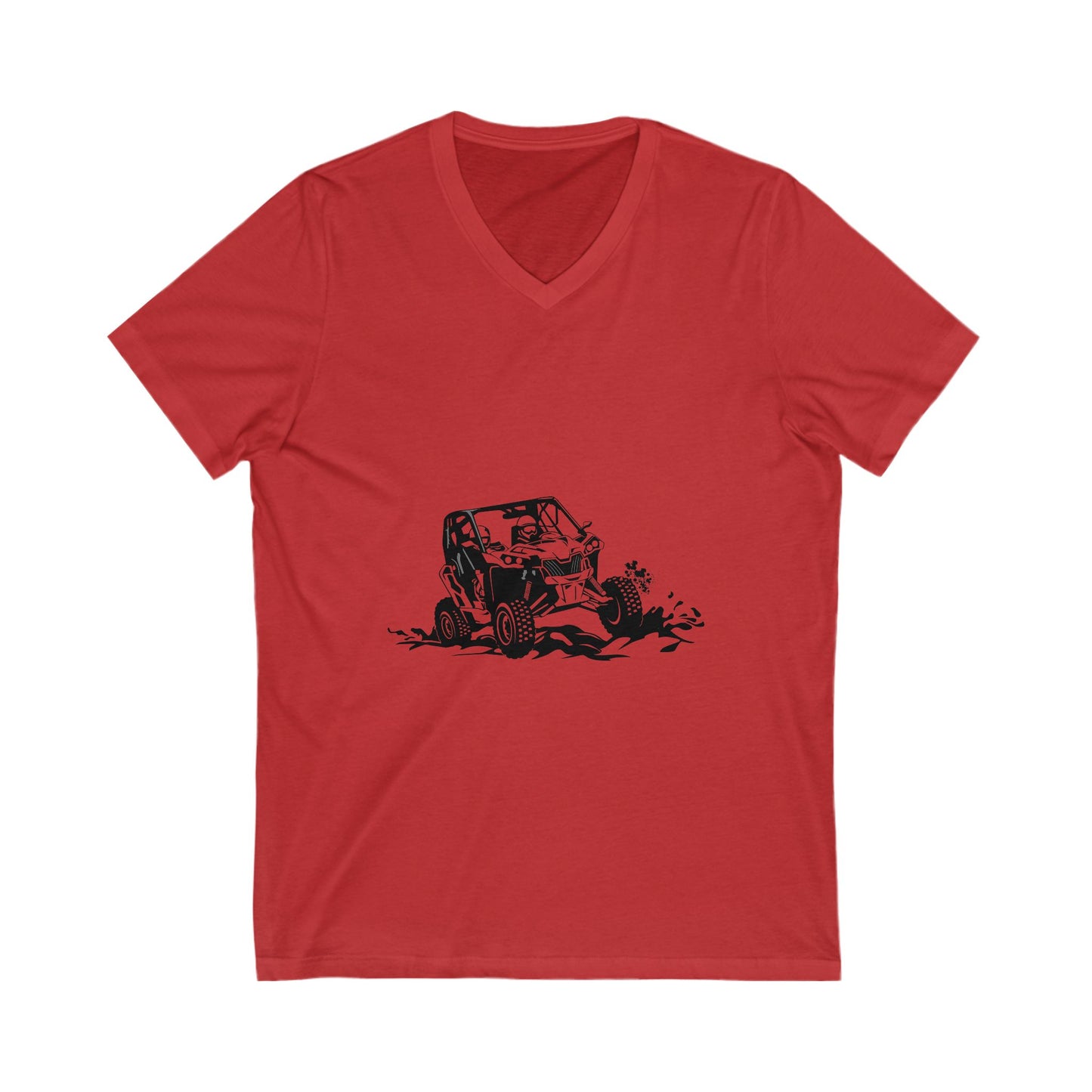 Slingin' Mud Side By Side Unisex Short Sleeve V-Neck Tee