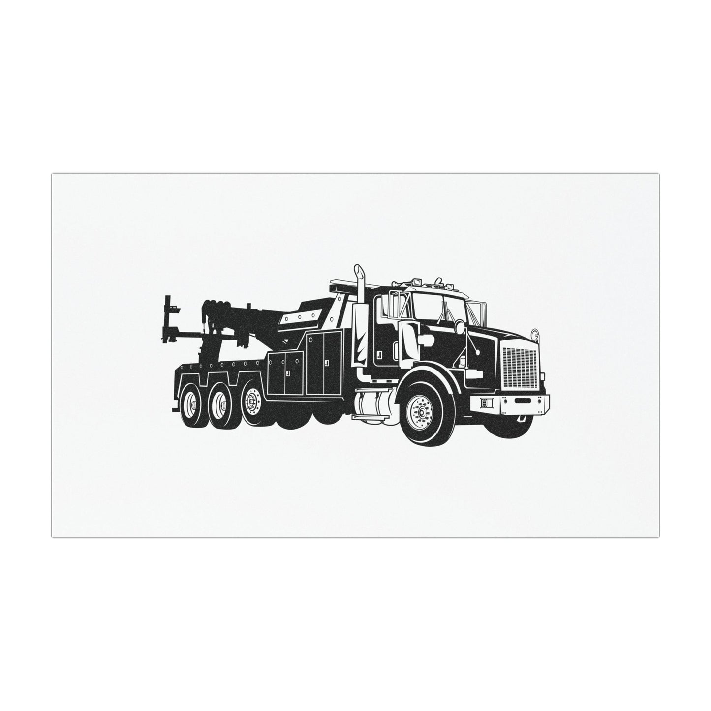 Heavy Tow Truck Indoor/Outdoor Magnet