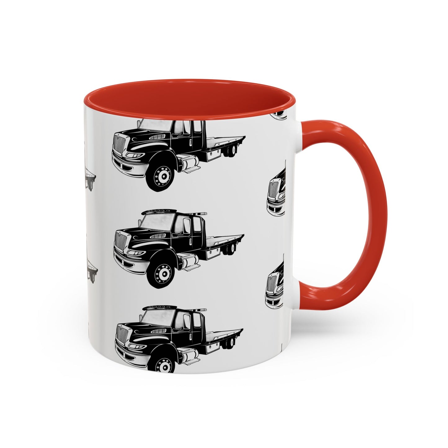 Flatbed Tow Truck 2-Tone Coffee Mug