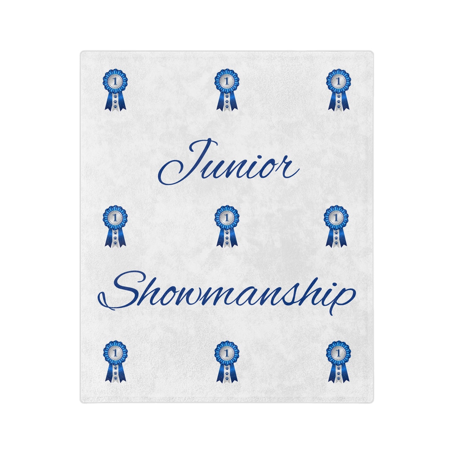 Junior Showmanship Velveteen Microfiber Blanket