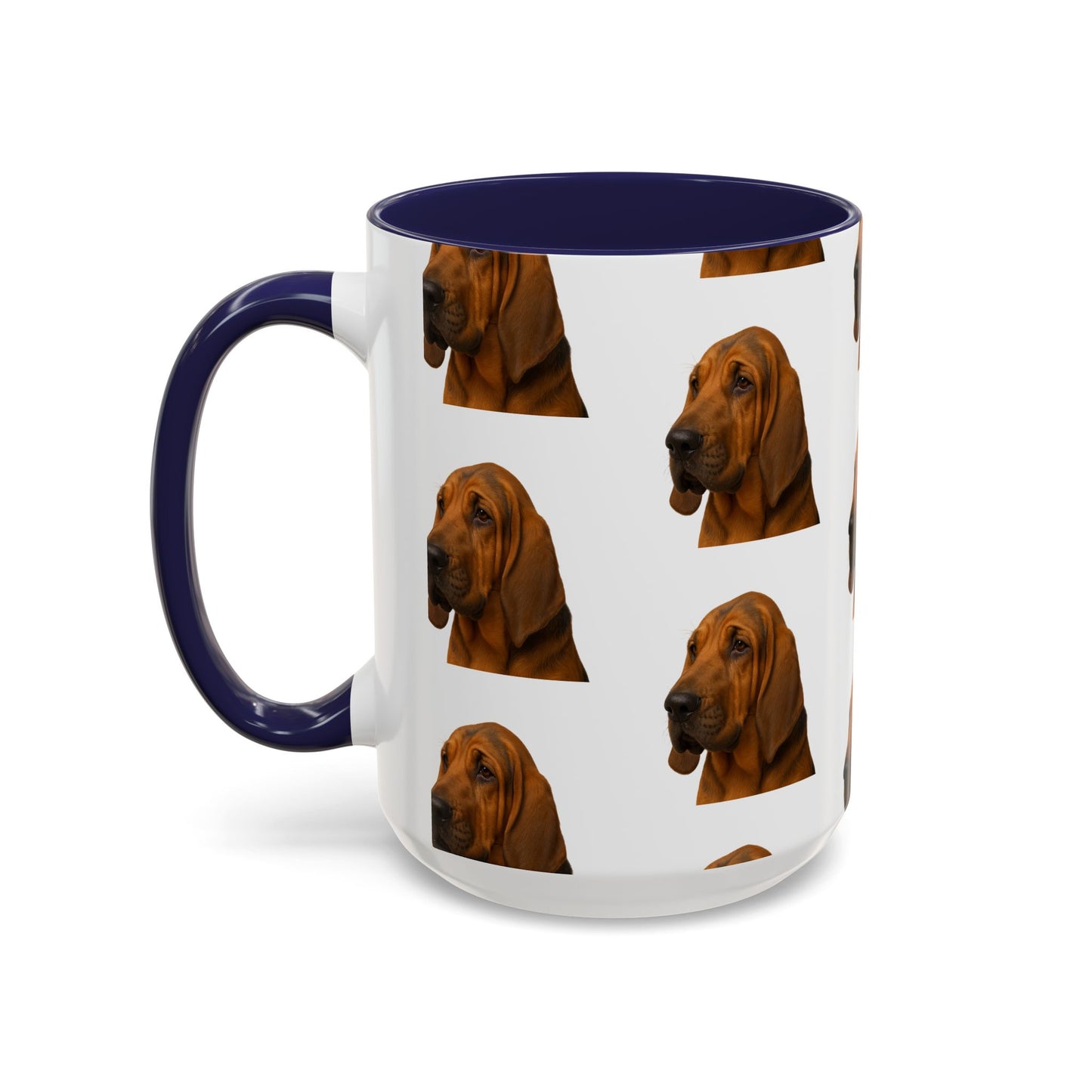 Bloodhound Head 2-Tone Coffee Mug