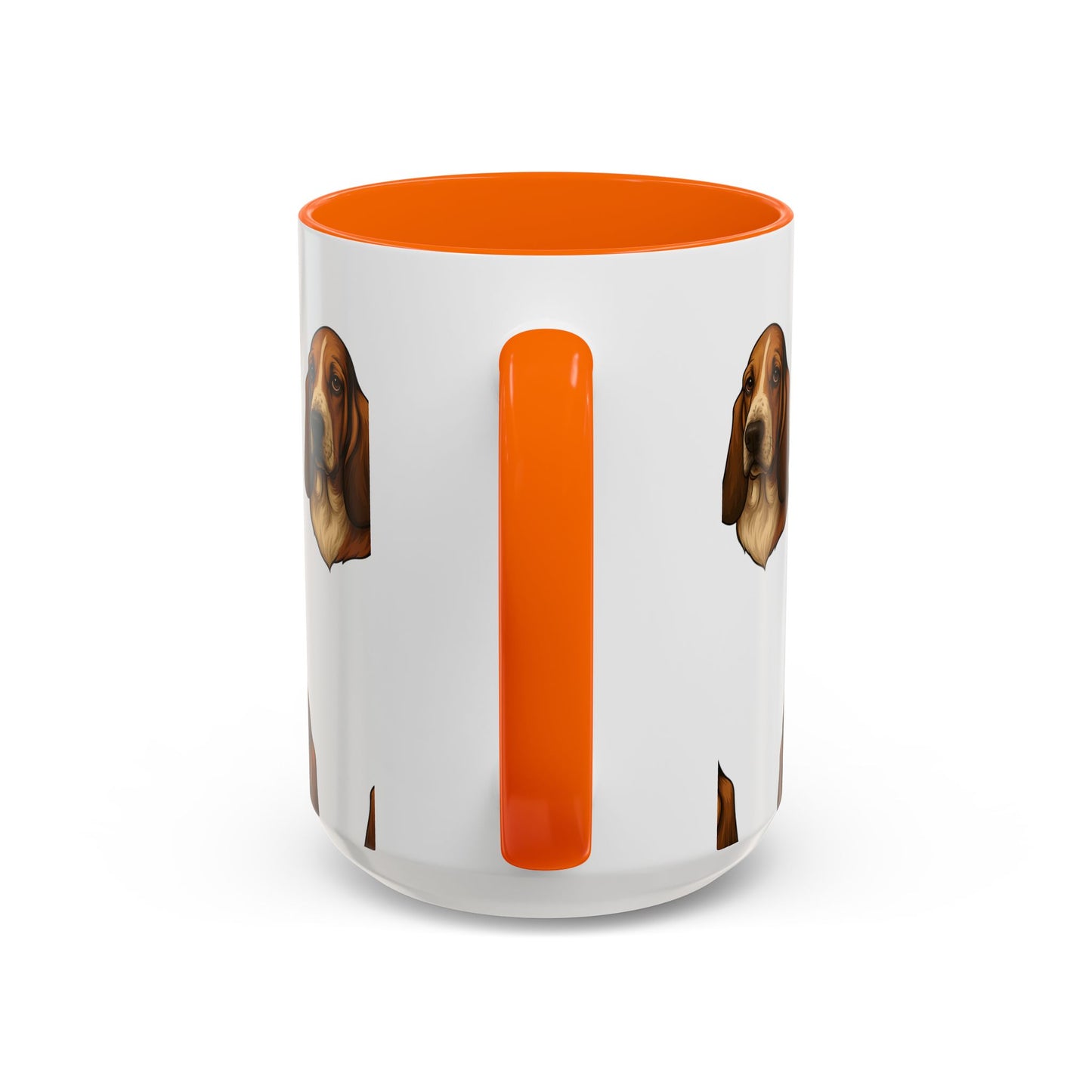 Basset Hound Head 2-Tone Coffee Mug