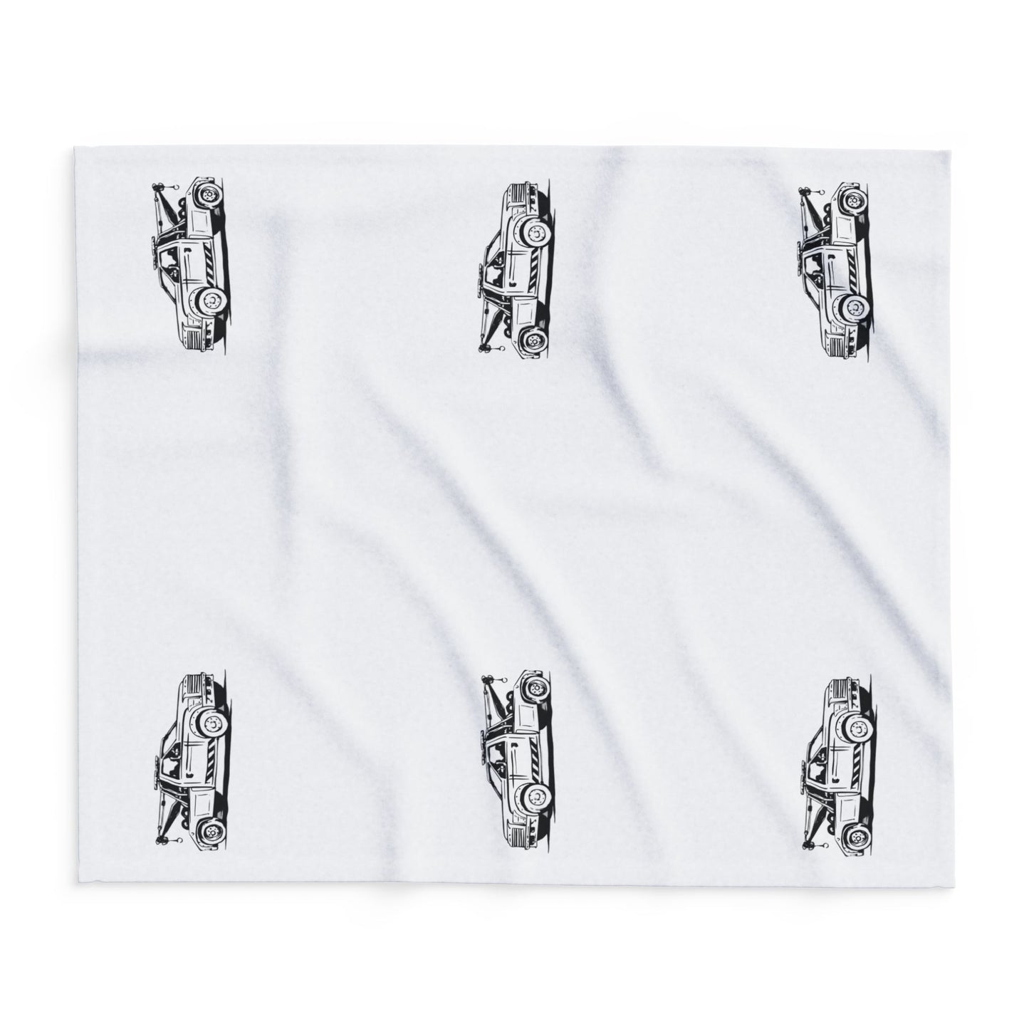 Wheel Lift Tow Truck Arctic Fleece Blanket