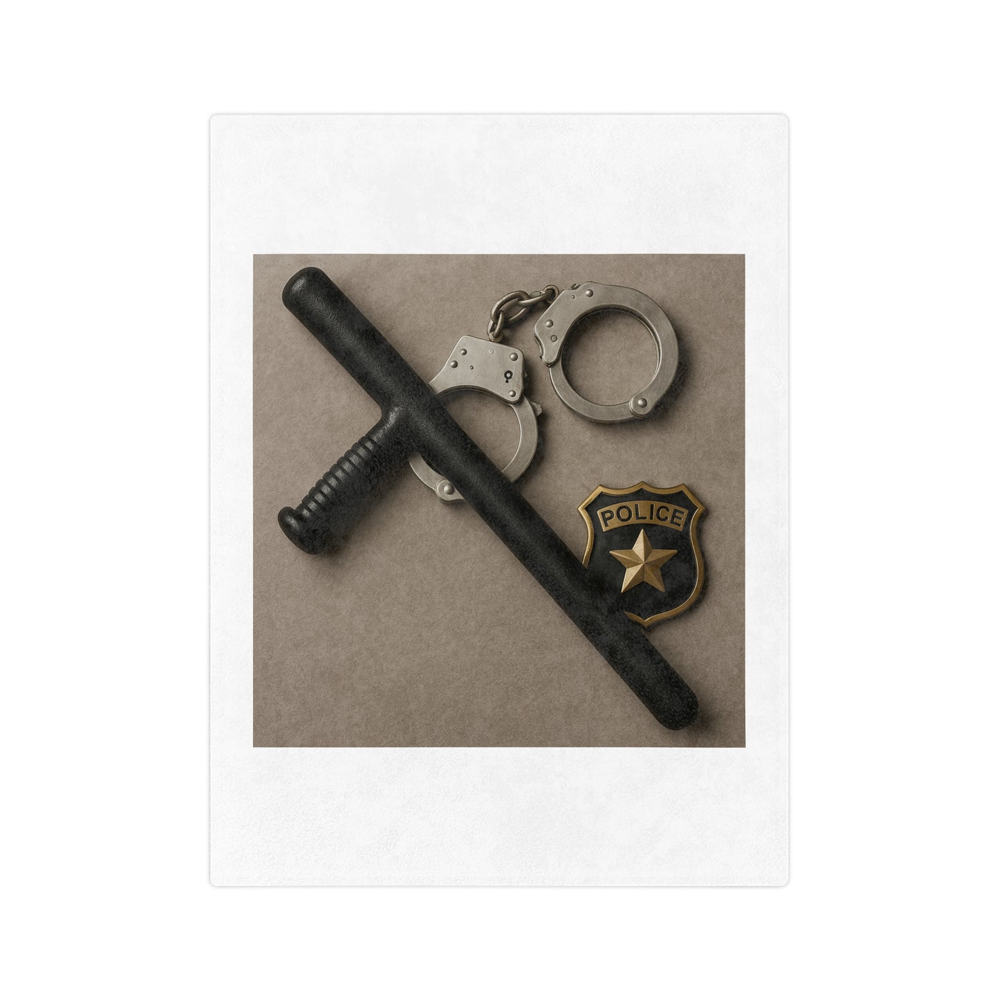 Law Enforcement Appreciation Velveteen Microfiber Blanket