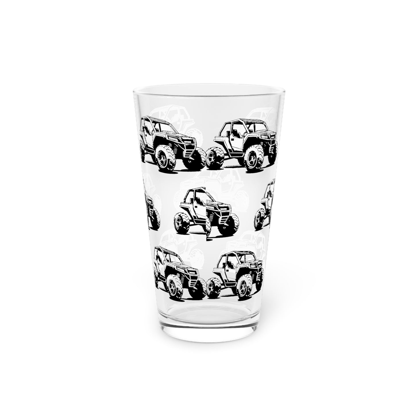 Off The Beaten Path Side By Side Drinking Glass