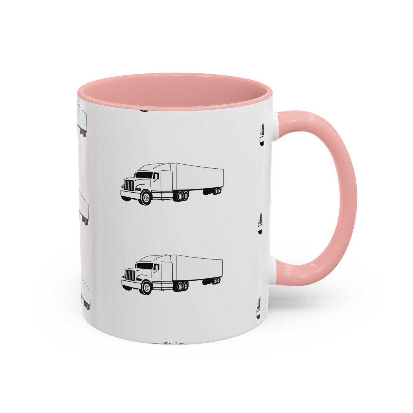 Semi Truck 2-Tone Coffee Mug