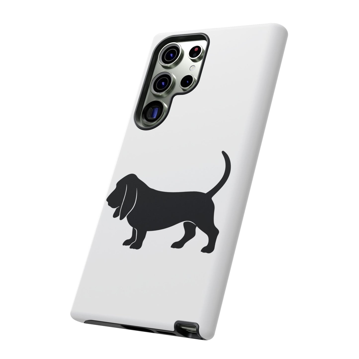 Basset Hound Silhouette Samsung Case