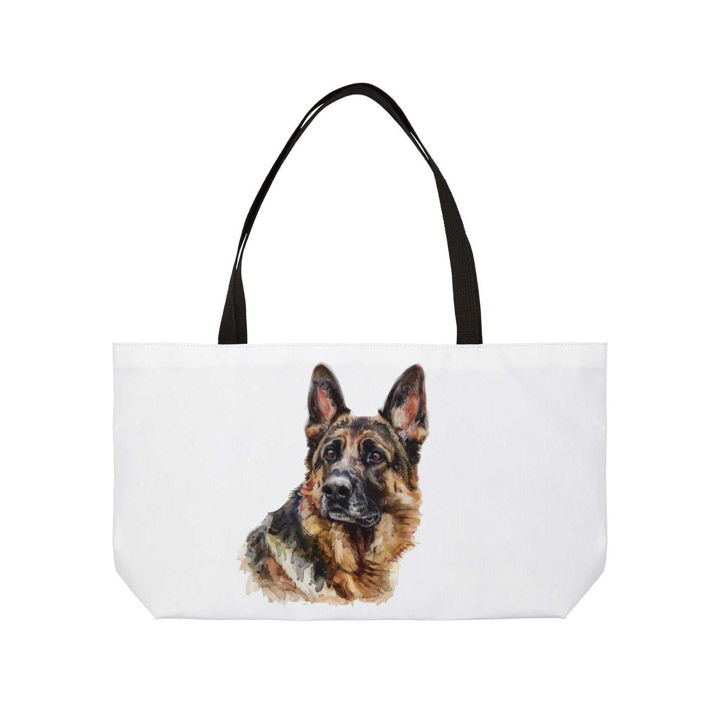 German Shepherd Head Weekender Tote Bag