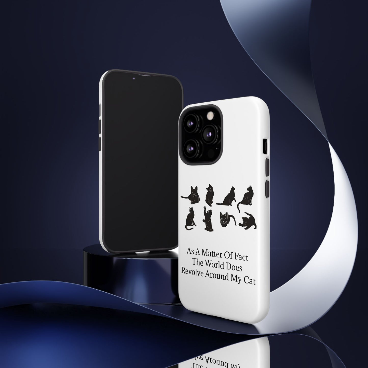 Matter Of Fact Cat iPhone Case