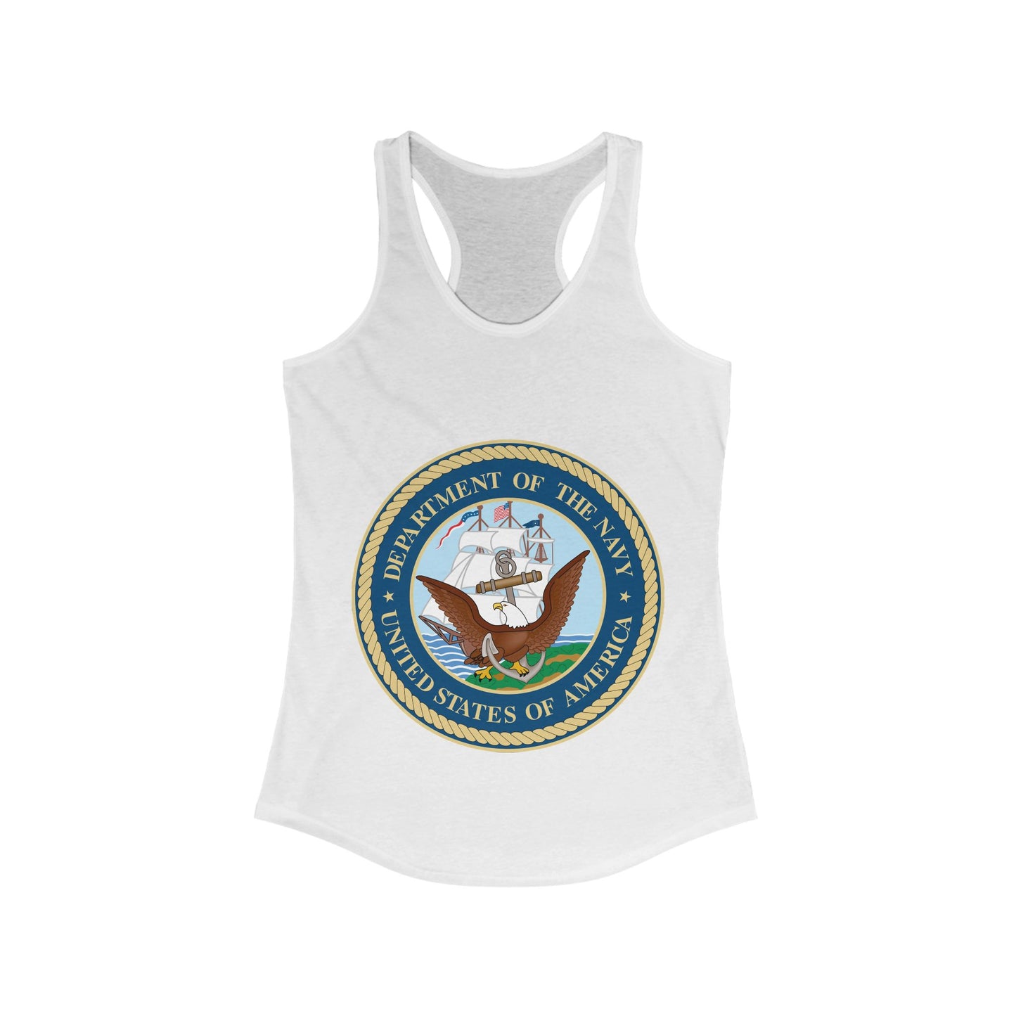 US Navy Women's Racerback Tank