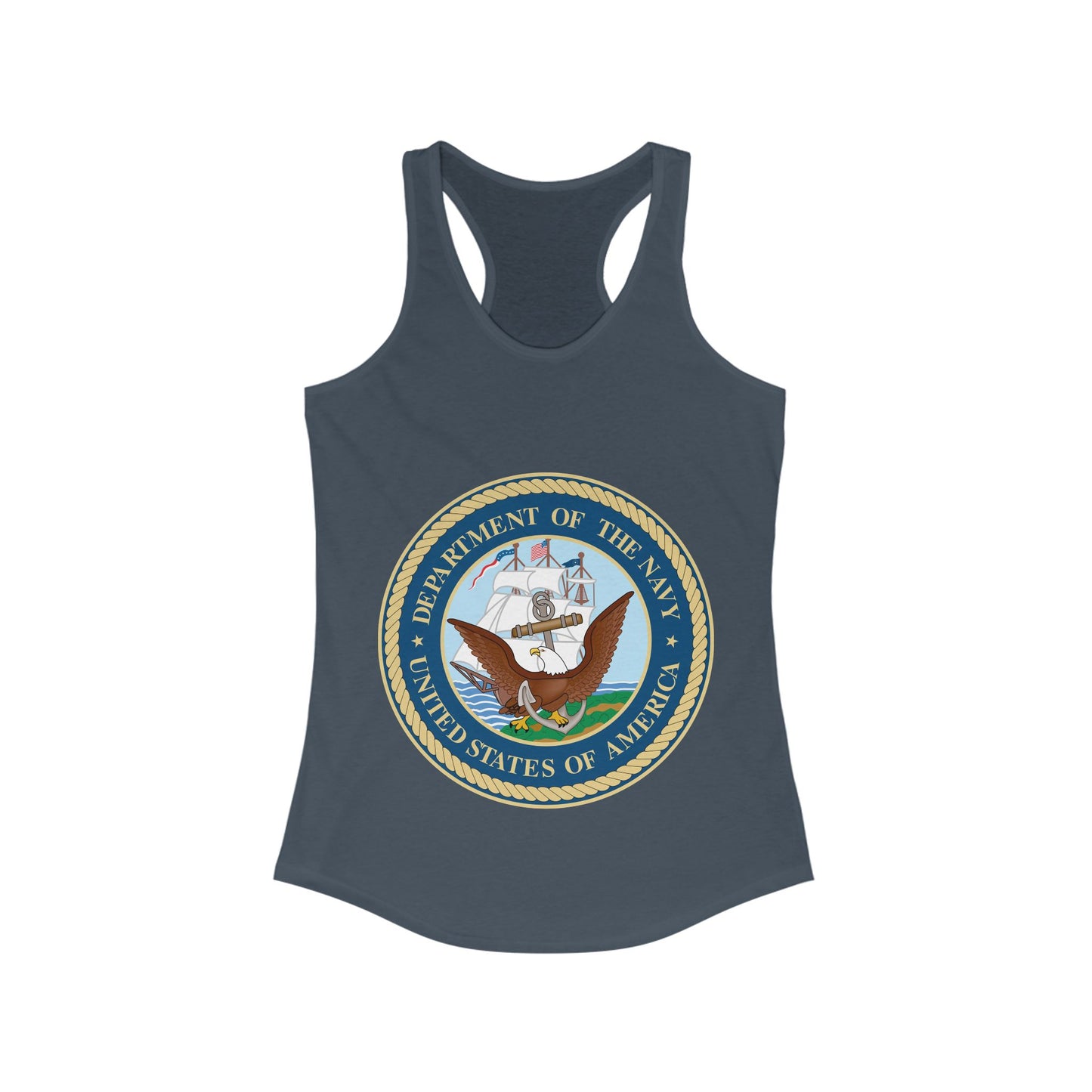US Navy Women's Racerback Tank