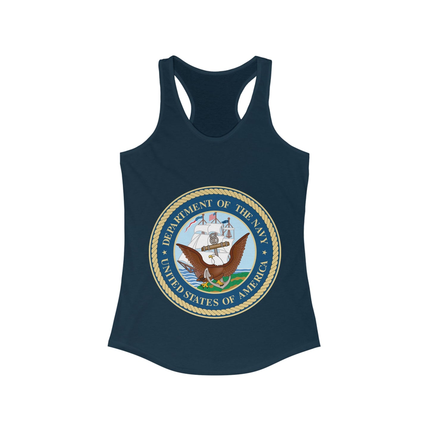 US Navy Women's Racerback Tank