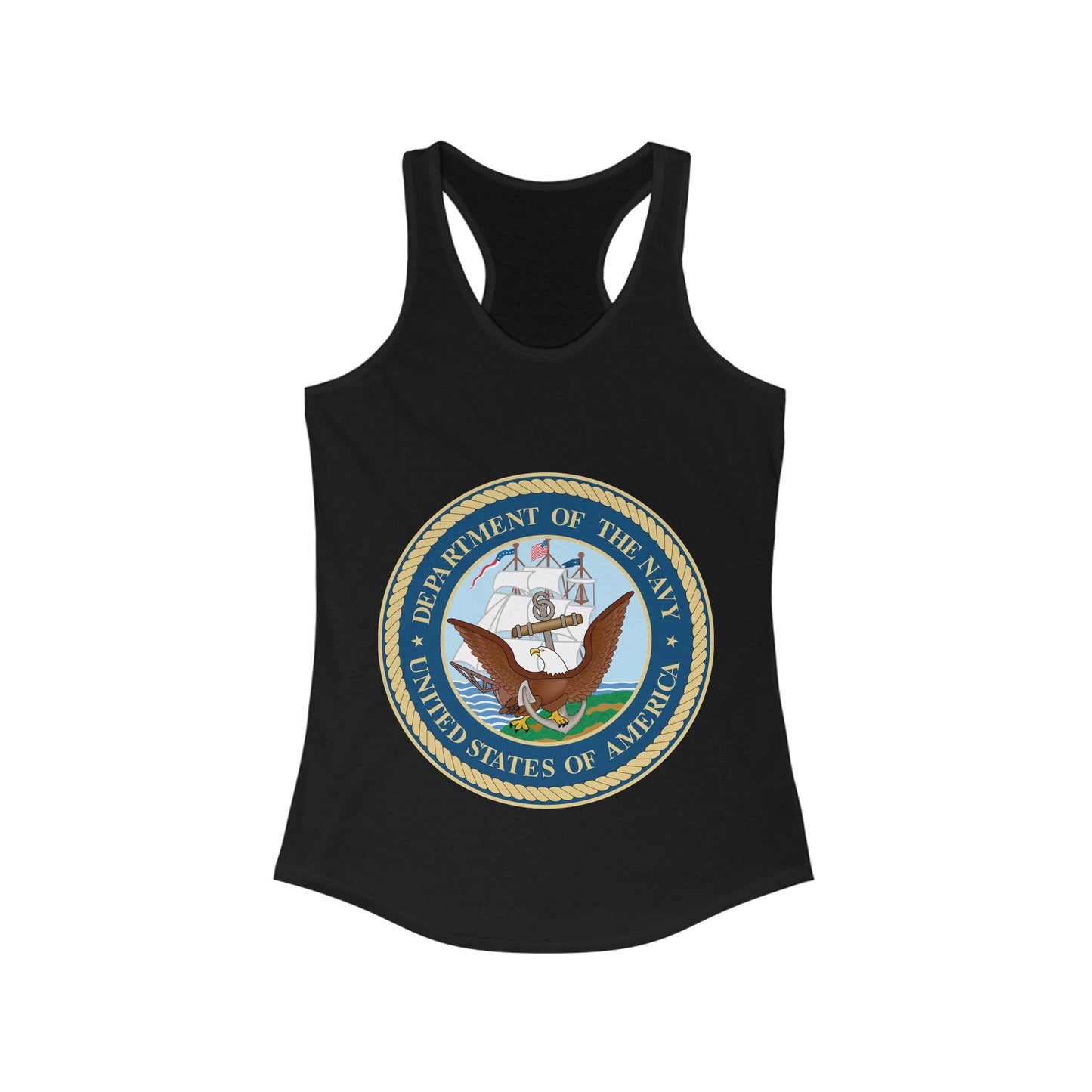 US Navy Women's Racerback Tank