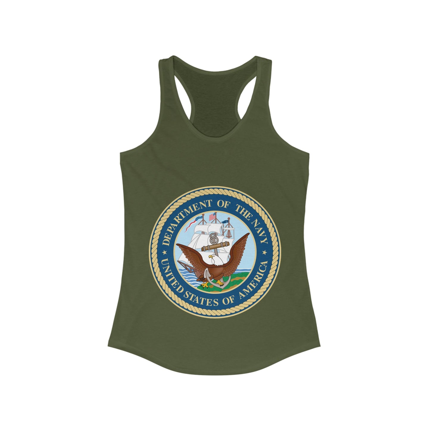 US Navy Women's Racerback Tank