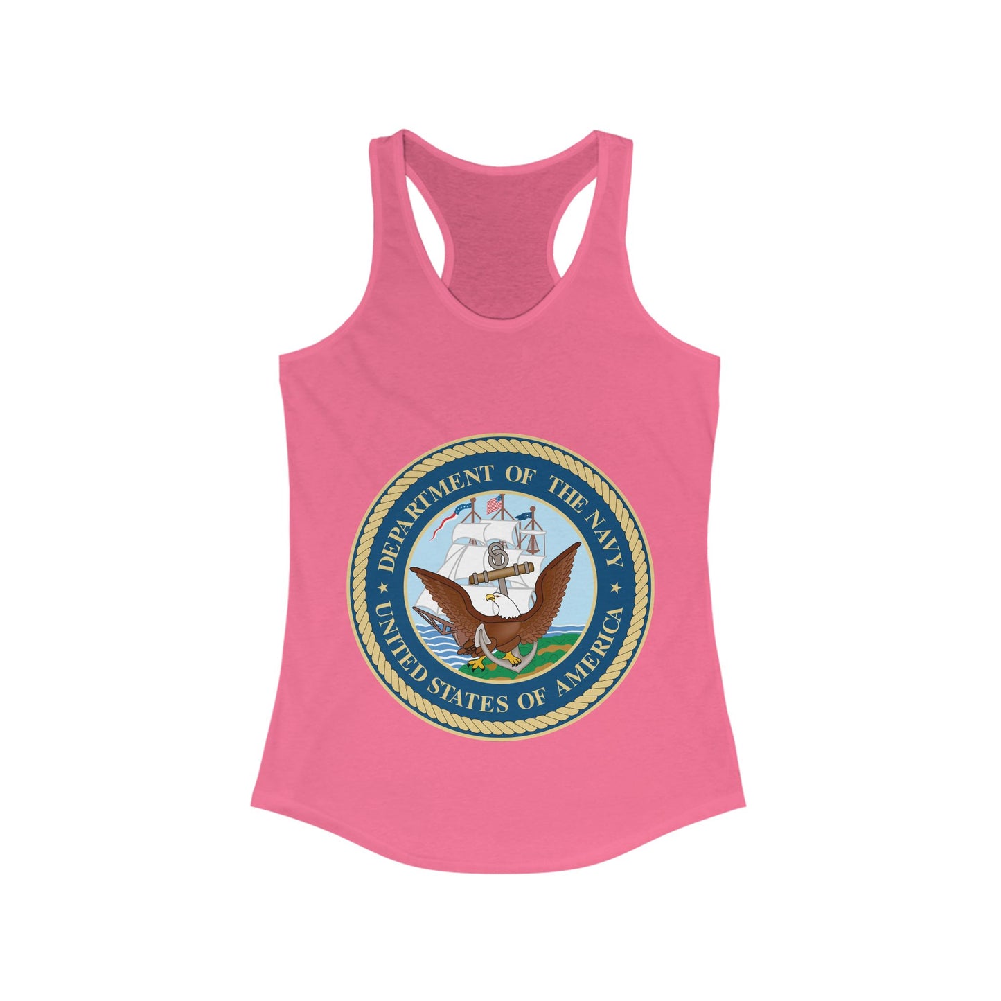 US Navy Women's Racerback Tank