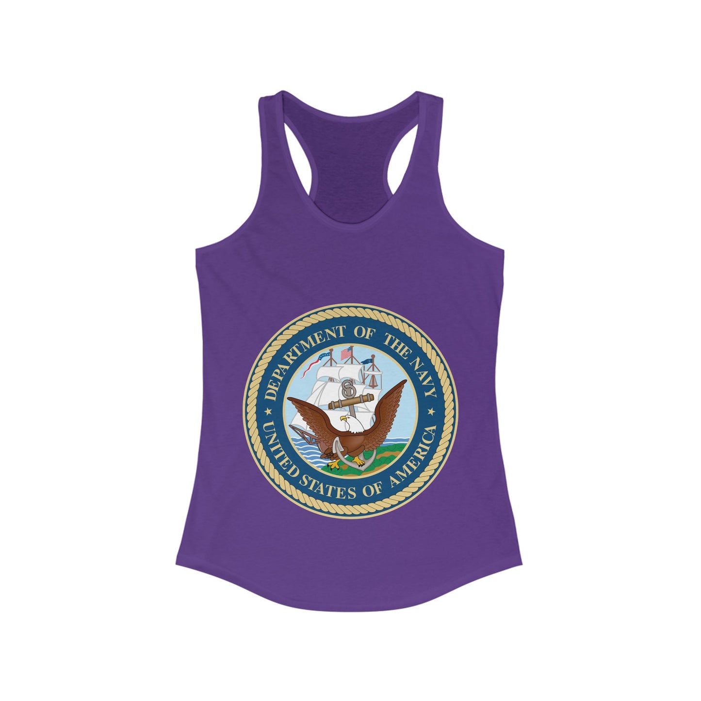 US Navy Women's Racerback Tank