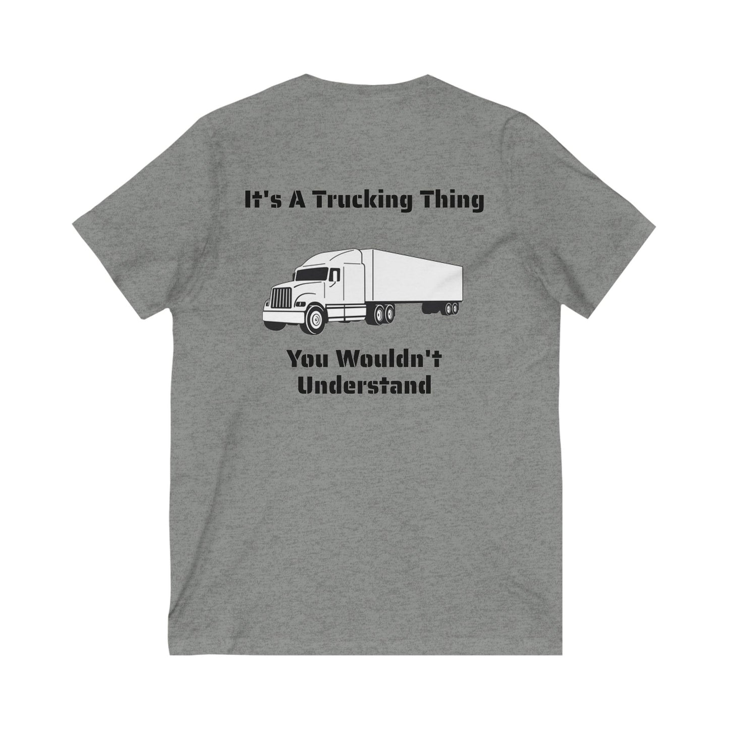 Trucking Thing Unisex Short Sleeve V-Neck Tee