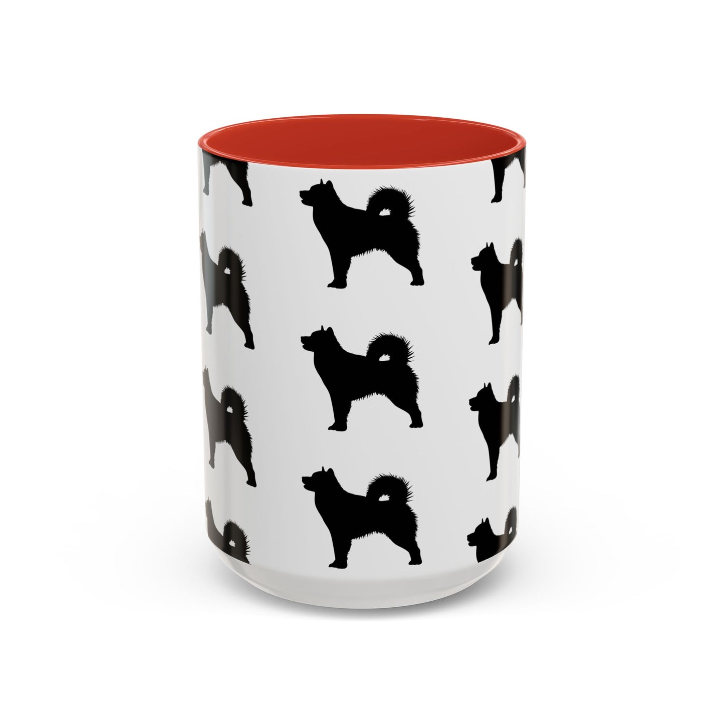 Malamute Silhouette 2-Tone Coffee Mug