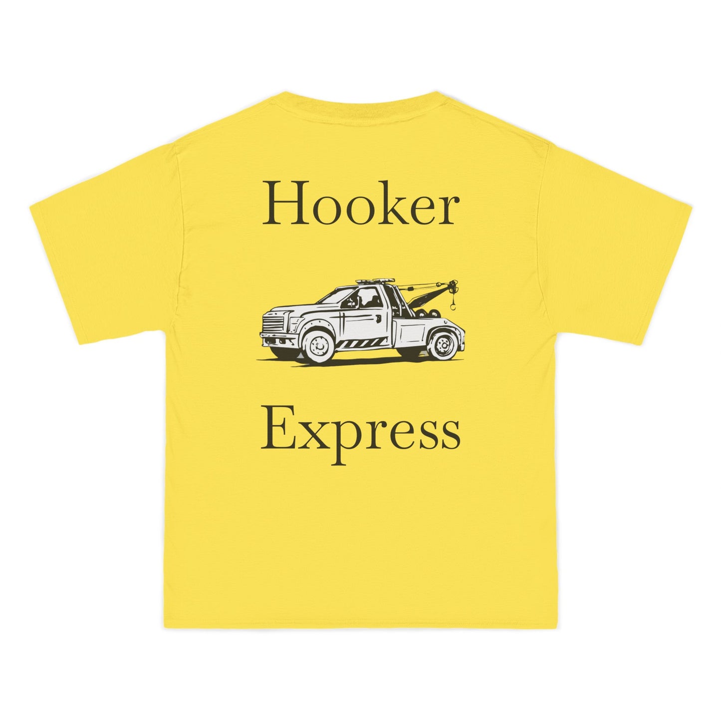 H**ker Express Wheel Lift Tow Truck Men's Short-Sleeve Crewneck Tee