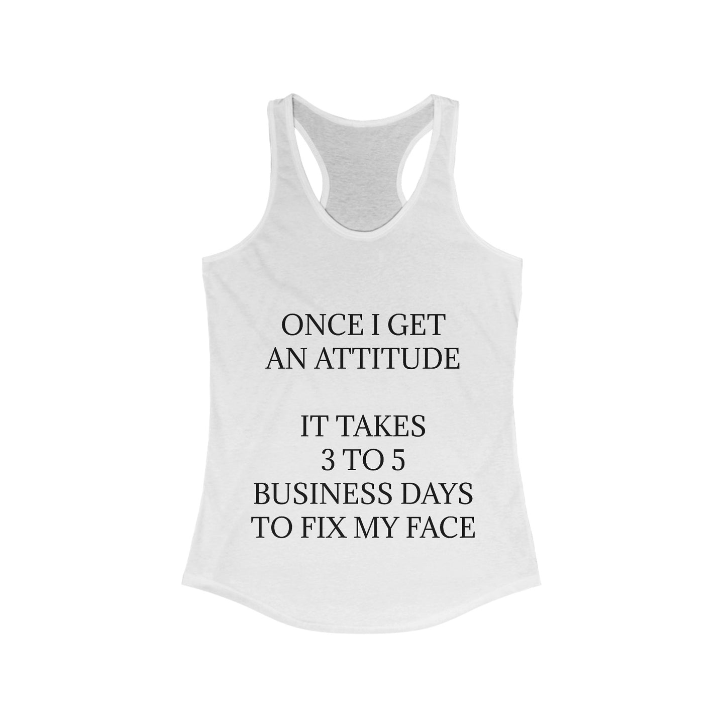 Fix My Face Women's Racerback Tank