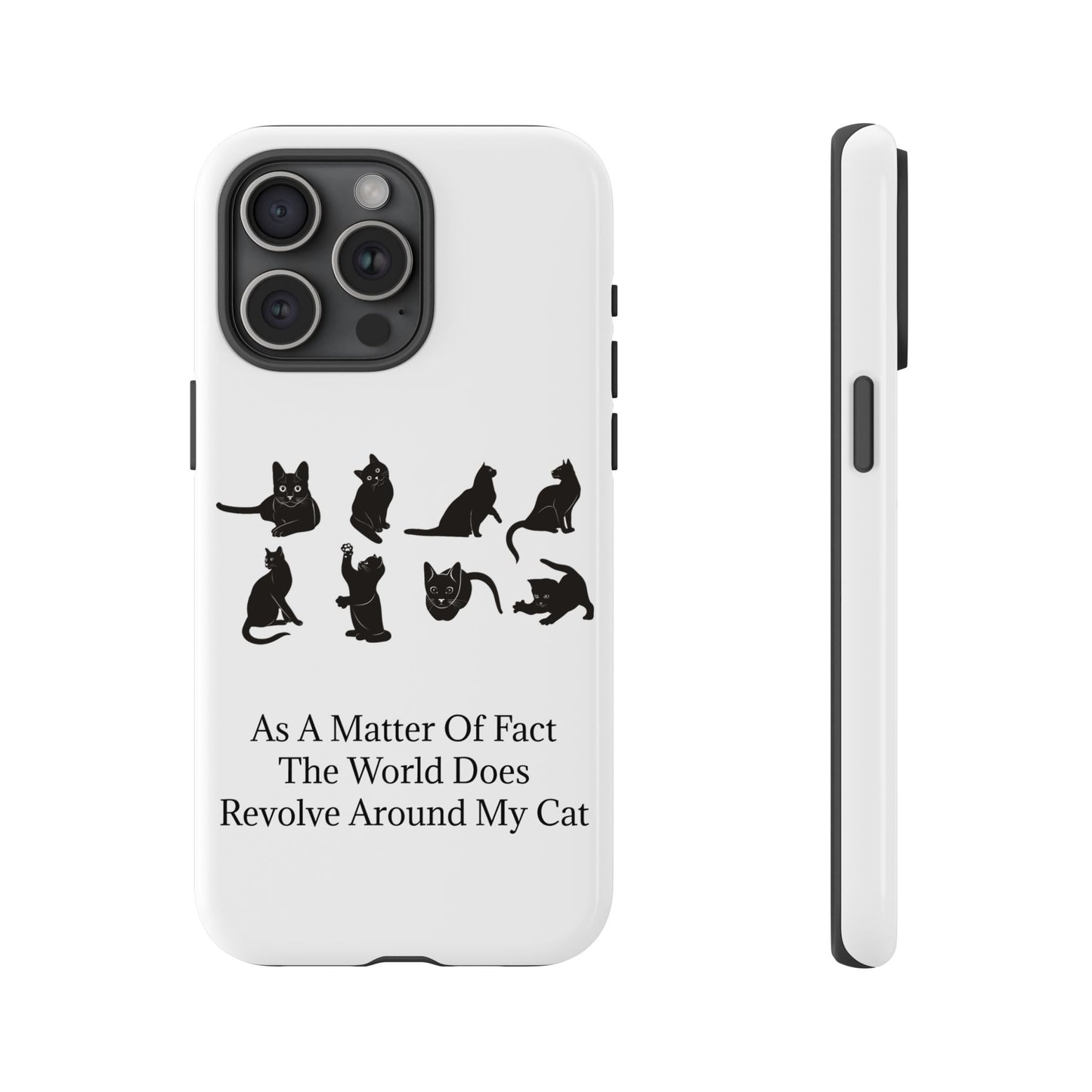 Matter Of Fact Cat iPhone Case
